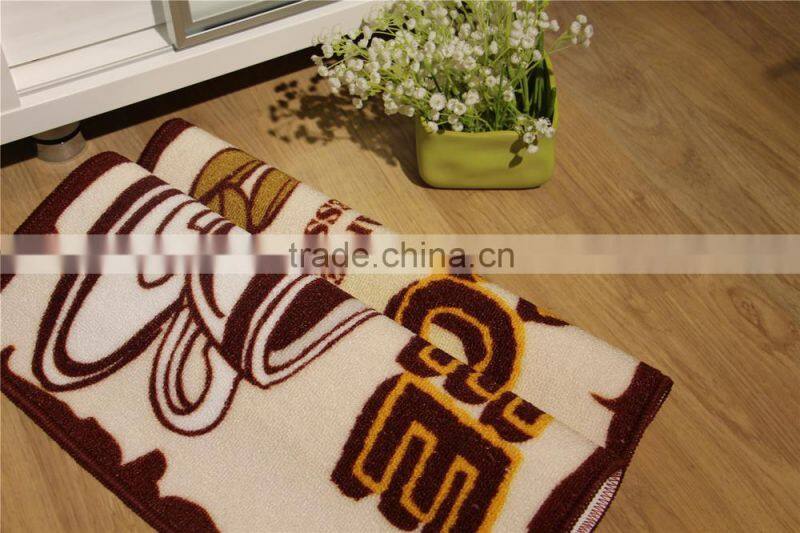 Loop pile microfiber chenille area yoga mat