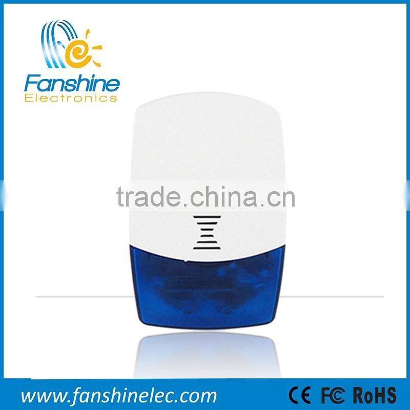 Fanshine 868Mhz Indoor Wireless Alarm Siren with rechargeable battery