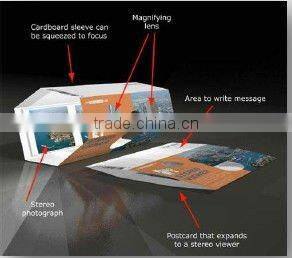 fashion 3D amazing promotional gift card