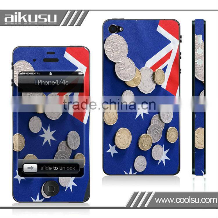 Hign end 3M material skin sticker for iphone4 sticker