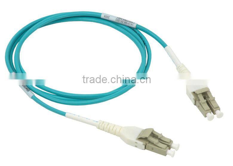 from China factory LC/APC single mode duplex 50/125um patch cord for huawei fiber optical use