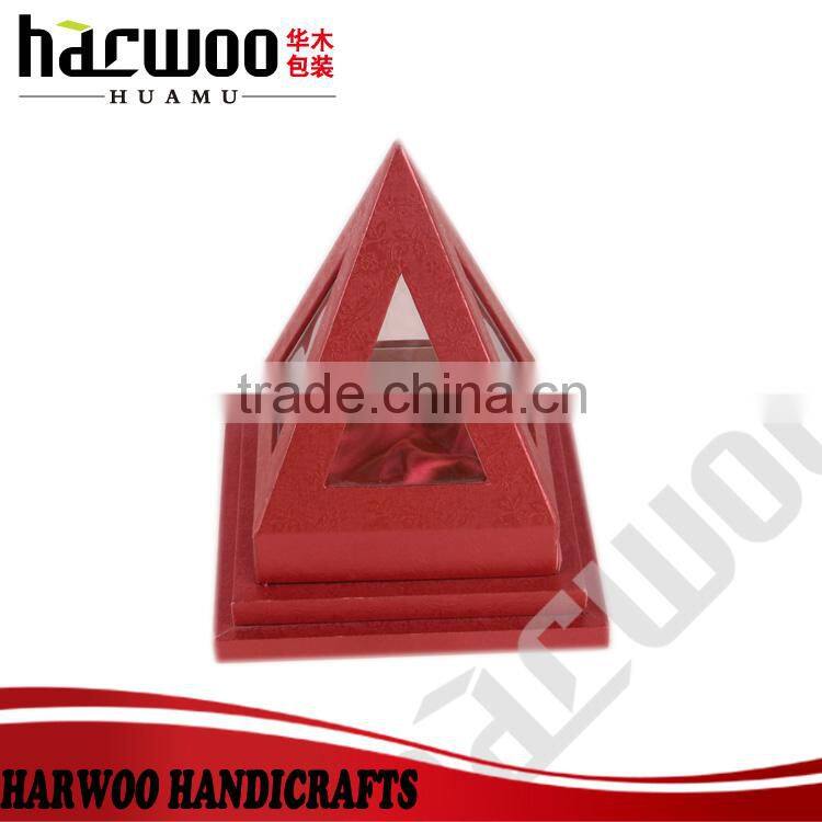 New design paper perfume bottle packing box with satin lining