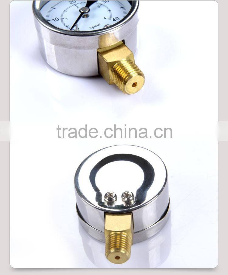 ningbo sales cng stainless steel pressure gauge differential pressure gauge