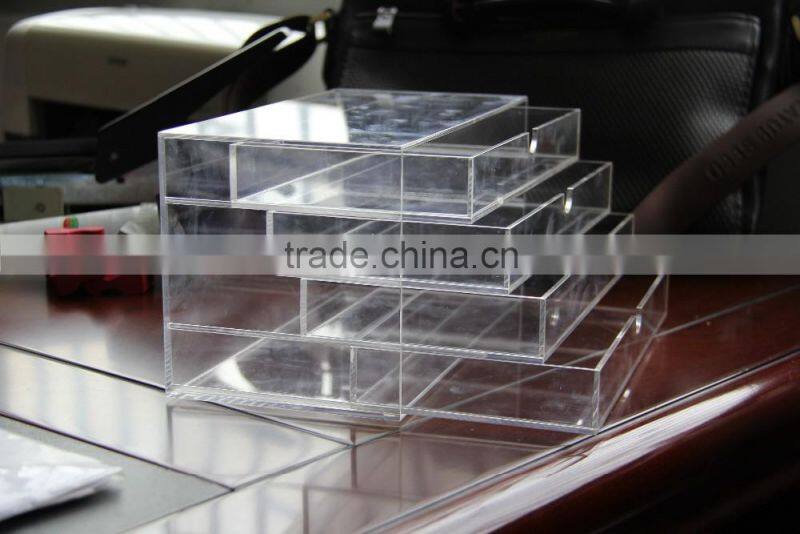 Customized Clear Shopping Mall clear acrylic boxes waterproof wholesale