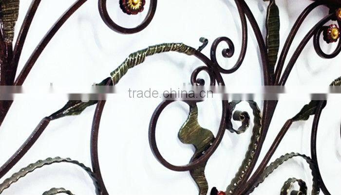 Top-selling artistic handrail wrought iron outdoor install