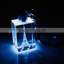 Delicacy Crystal Pen Holder With Electronic Watch