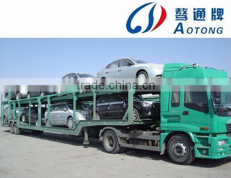 6-8 units SUVs loaing capacity 2 axles car transport trailer sale