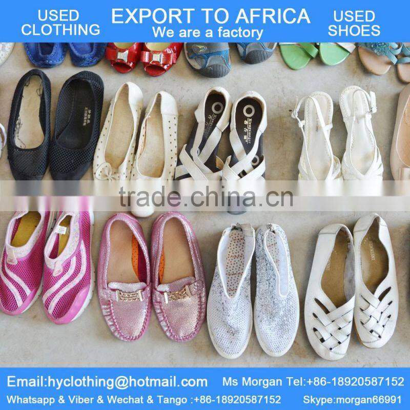 truely facotry supply cheap used shoes wholesale export to Africa