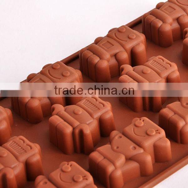 Silicon Cake Forms Robort Shape