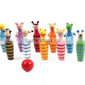Lovely plastic cartoon bowling ball toy