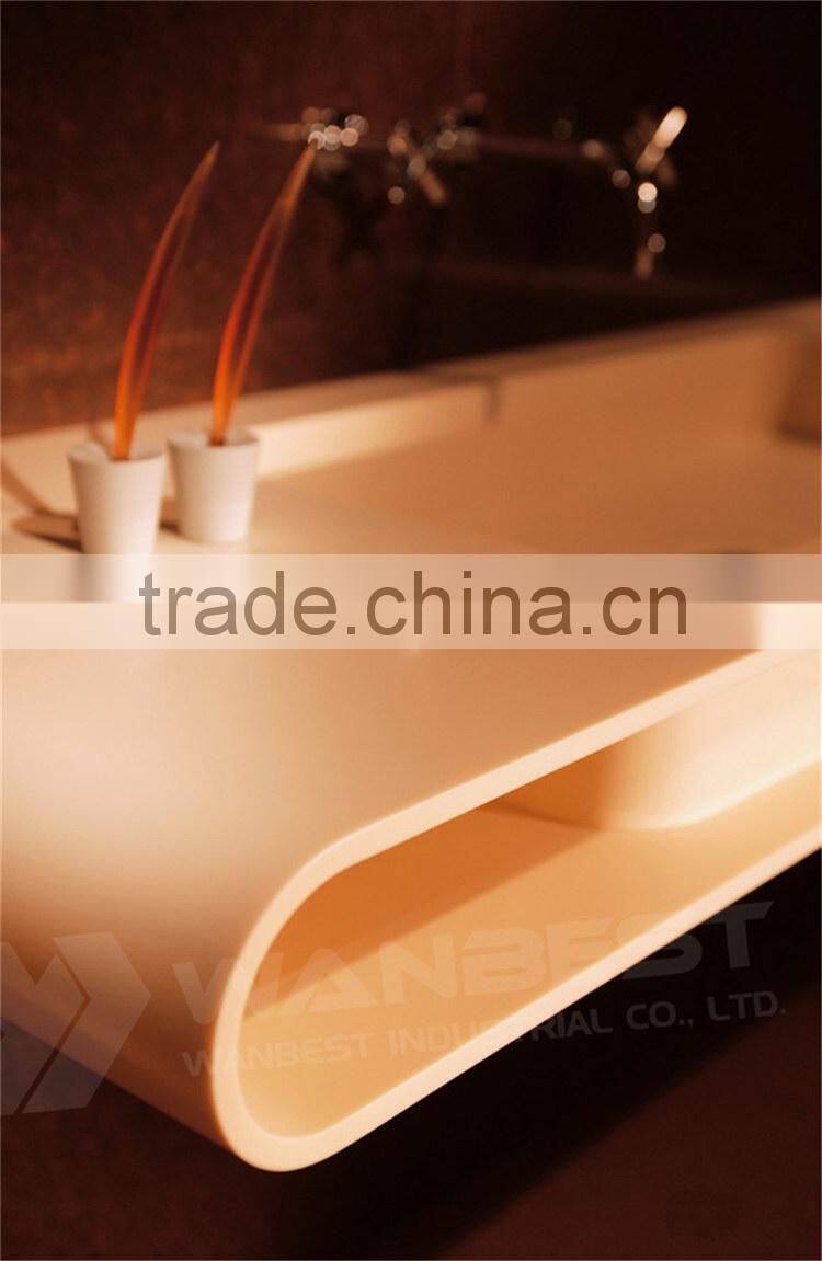 Cheap high-ranking apron front Egypt counter wash basin