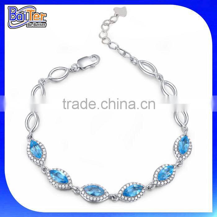 Custom Fashion Rose Gold Initial Cuff Bracelet 925 Sterling Silver Gold Initial Bangle Bracelet