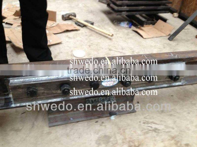 railway frozen joint bar for turnout to replace welding