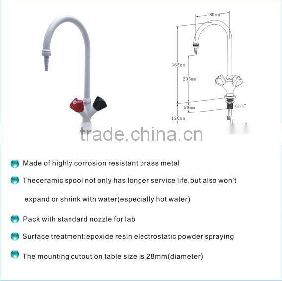 laboratory cold & hot water faucet