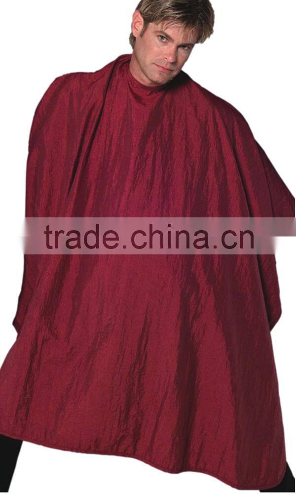 plain salon hair dressing cape fabric for salon cape/hair dressing cape/barber cape