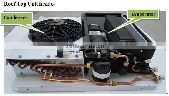 TKT-40T roof top mounted of 24v rv air conditioner