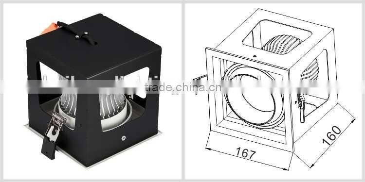 LED CREE Recessed Led Residential Light LED 40W Led Grill Downlight Indoor Housing