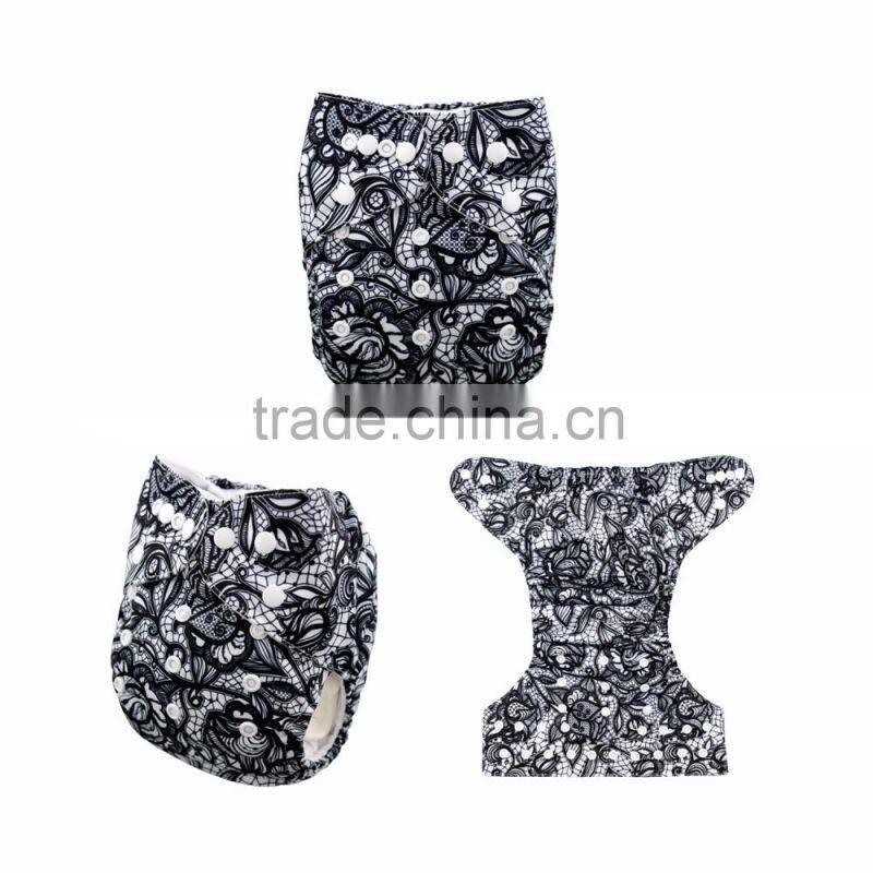 Alva New Pattern Pocket Cloth Diaper Best Baby Diaper Wholesaler