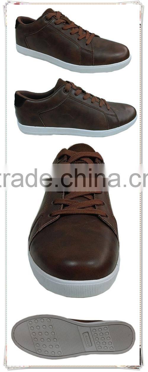 new popular new style fashion pu man shoes factory price