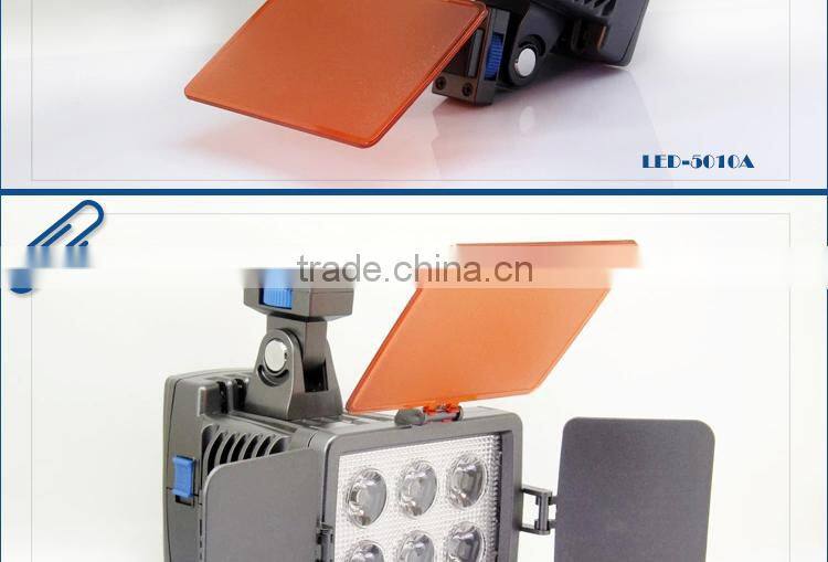 China supplier LED-5010A 6 led bulbs led video lamp for Canon dslr 7D Mark II