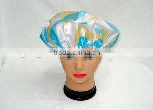satin bath shower cap single layer SSC-4