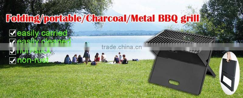Safe food grade non-stick bbq grill wire mesh with wooden handle