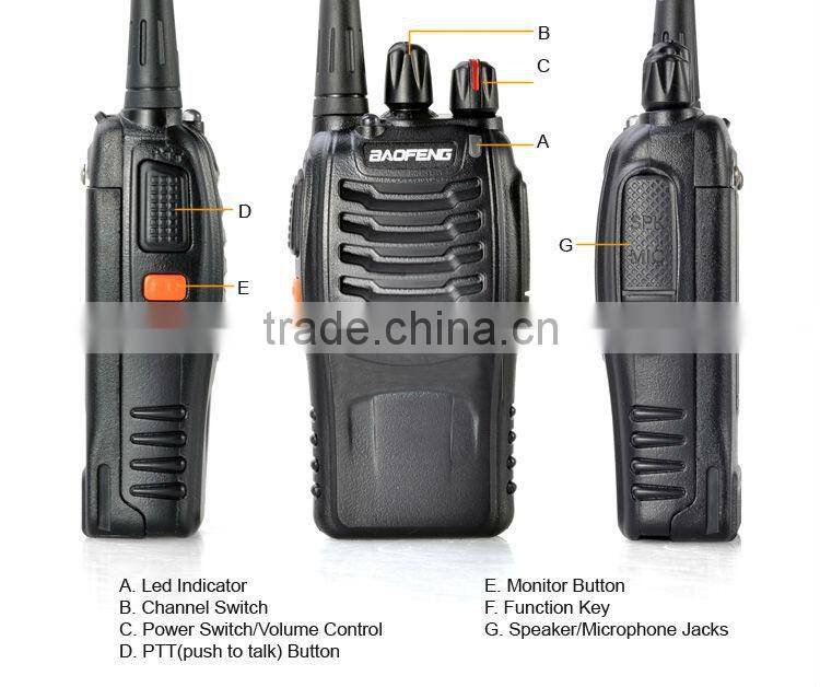 uhf fm transceiver walkie talkie baofeng BF- 888s cheap two way radios