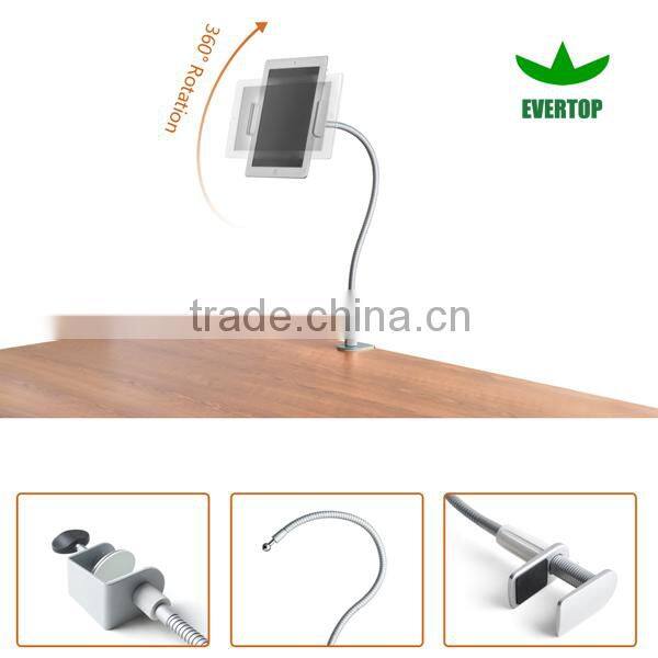 Universal gooseneck tablet table holder for ipad/Lazy tablet table holder mount for bed TS-TPH04
