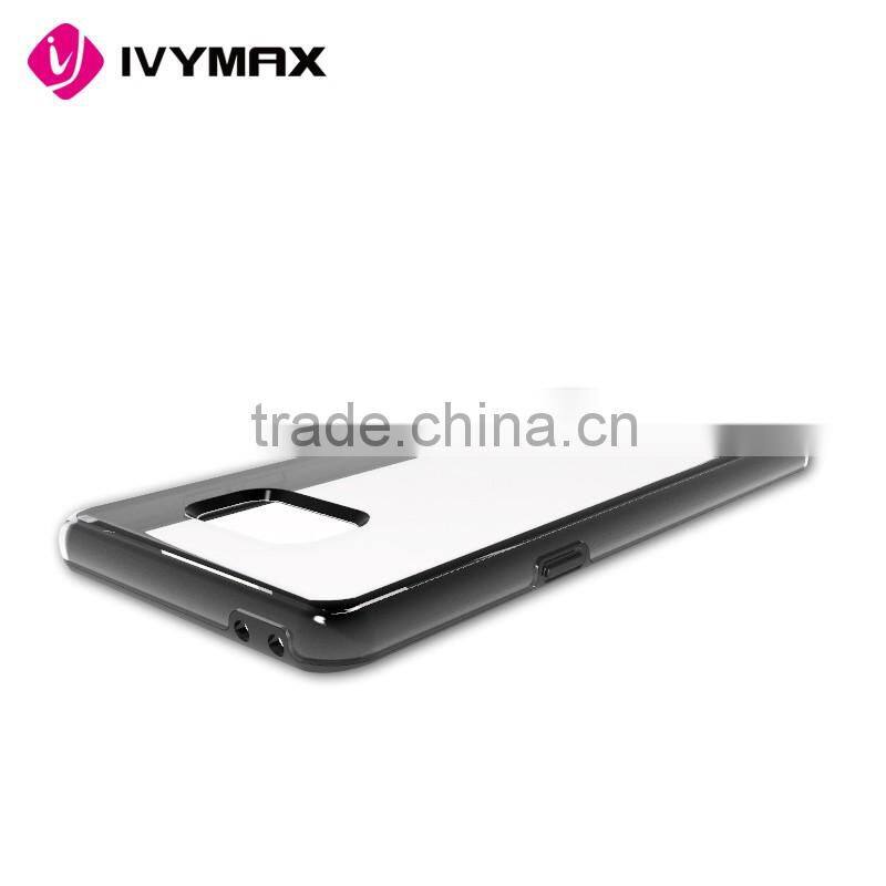 Fastest shipping from China clear crystal hard back cover case for samsung galaxy note 7 smartphones