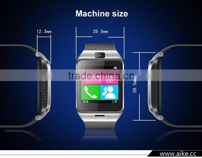 Smart bluetooth watch GV18 with NFC camera wristWatch SIM card Smartwatch for iPhone6 Samsung Android Phone watch phone