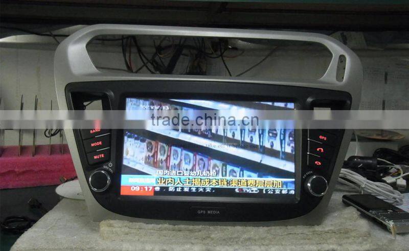8inch One Din Touch Screen Car Media Player for Peugeot 301 with Navigation DJ8017