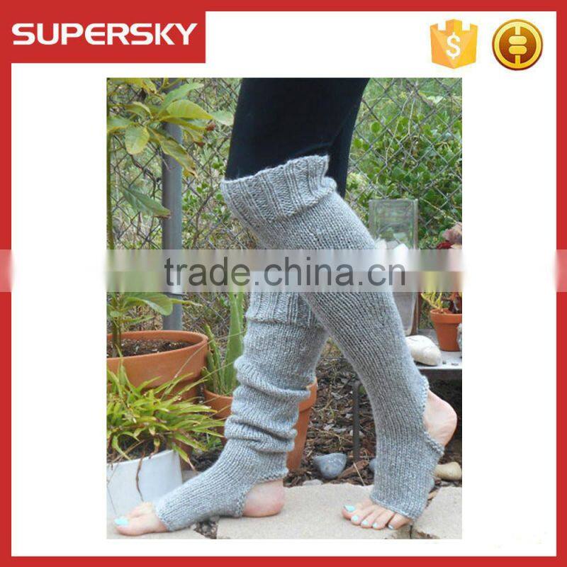 V-109 Extra long pilates yoga socks/pedicure socks/leg warmers