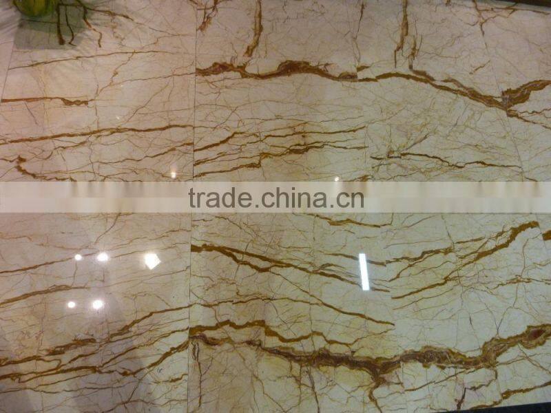 Sofita gold beige marble slabs tiles and blocks supplier from Turkey