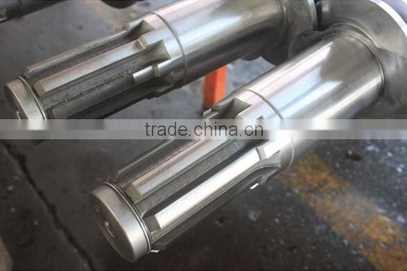 plastic extruder machine conical twin bimetallic screw and barrel
