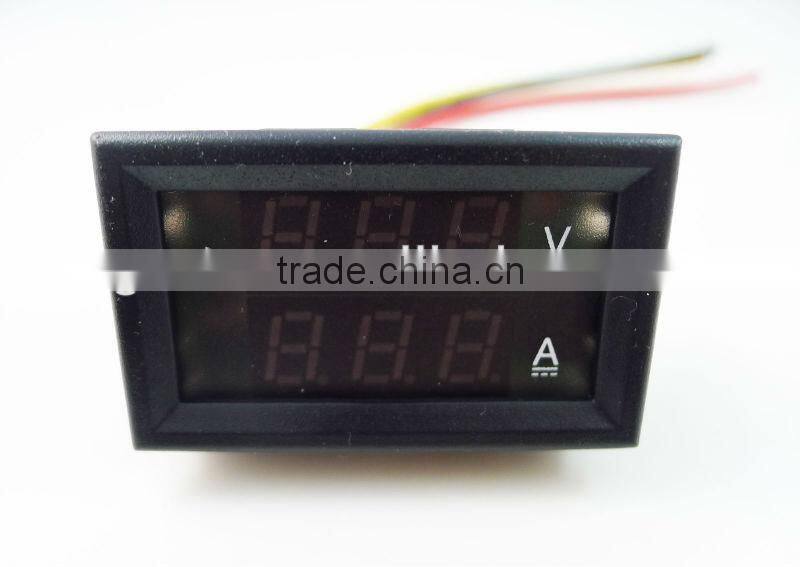 DC 4.5-30V 5A blue+ red dc led digital voltmeter ammeter