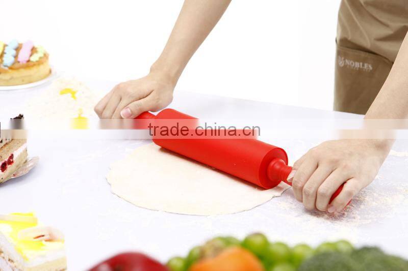 Silicone Tube PP Handle FDA/LFGB Utility New Design High-Quality Silicone Rolling Pin