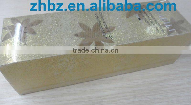 gold stamping pvc packaging box