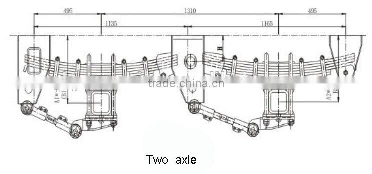 high quality Mechanical suspension for truck
