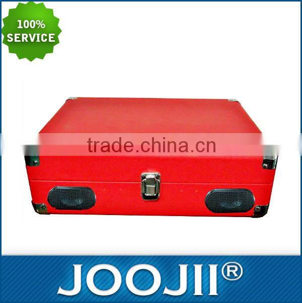 Cheap Portable Easy operation Suitcase Turntable Player with USB