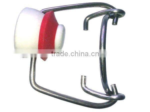 Food grade drinking swing top glass water bottle with stoppers