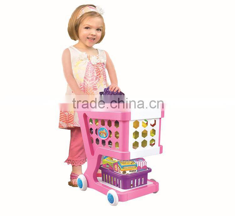 Hot sale new products shopping cart kids supermarket toy