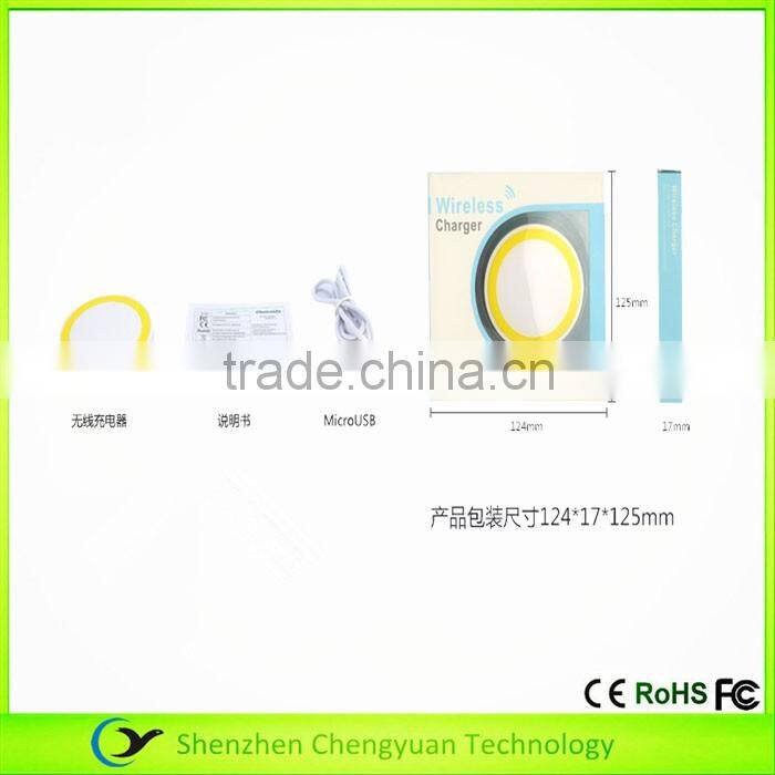 Q5 wireless charger Colorful Cabinet modelling antiskid Mobile phone universal charger