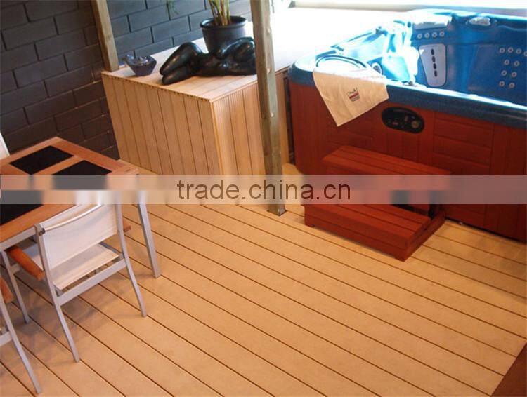 wood plastic composite bathroom flooring