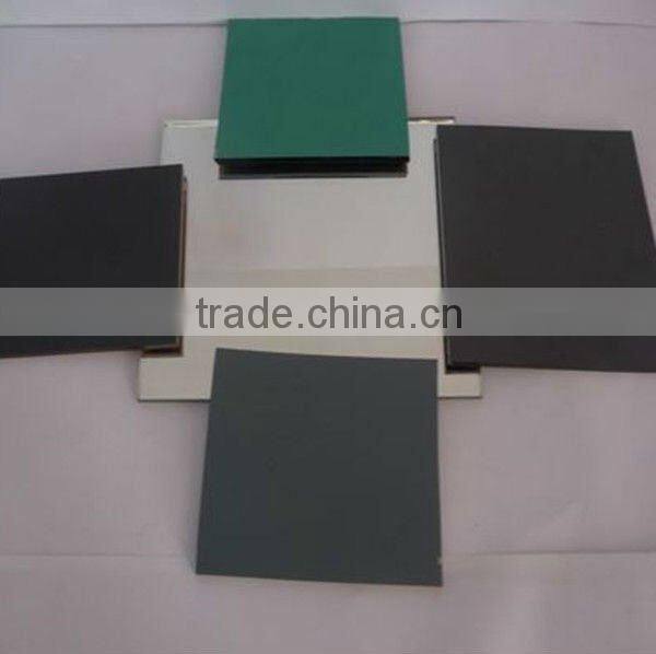 6mm Dark green reflective glass
