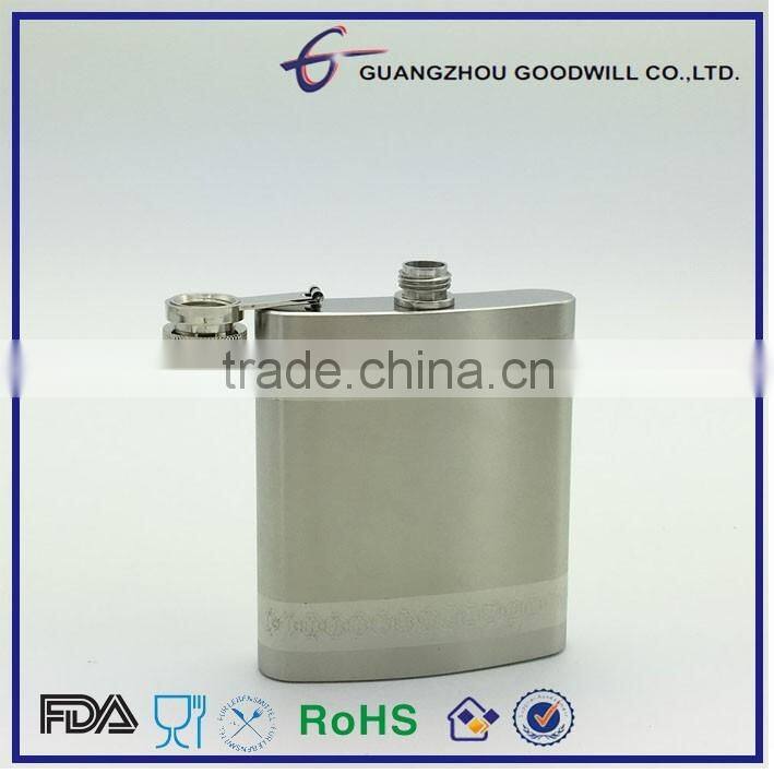 8oz Stainless Steel hip flask/flask