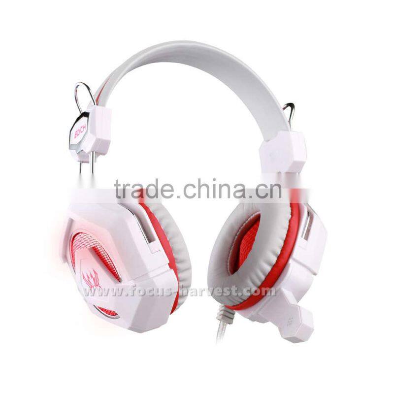 EACH GS210 Gaming Headphones Gaming Headset Gamer Headband Colorful LED Earphones With Mic Stereo Fone De Ouvido for PC Gamers