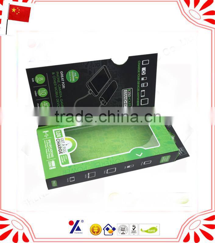 hanging blister packing with paper for electronics display