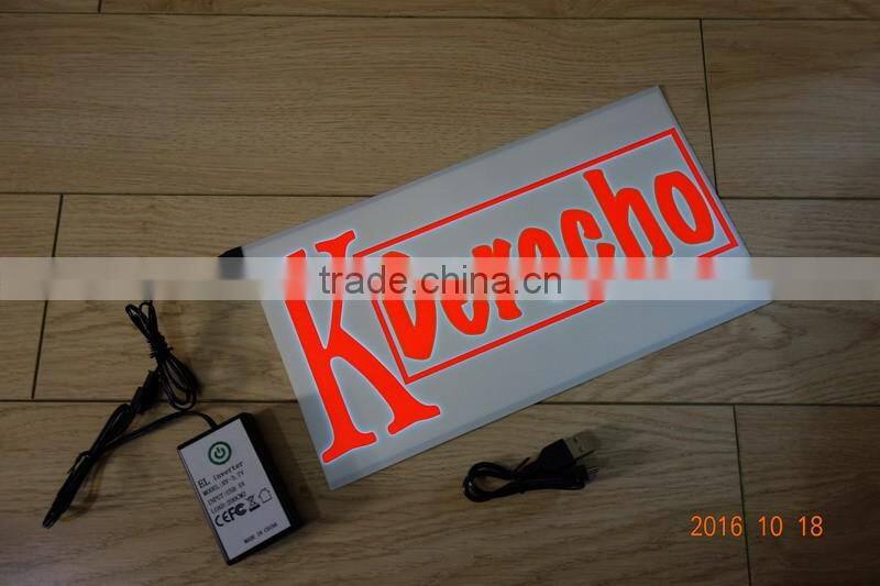 Explosion news!!!Develop production newly DC5V USB charge battery EL inverter