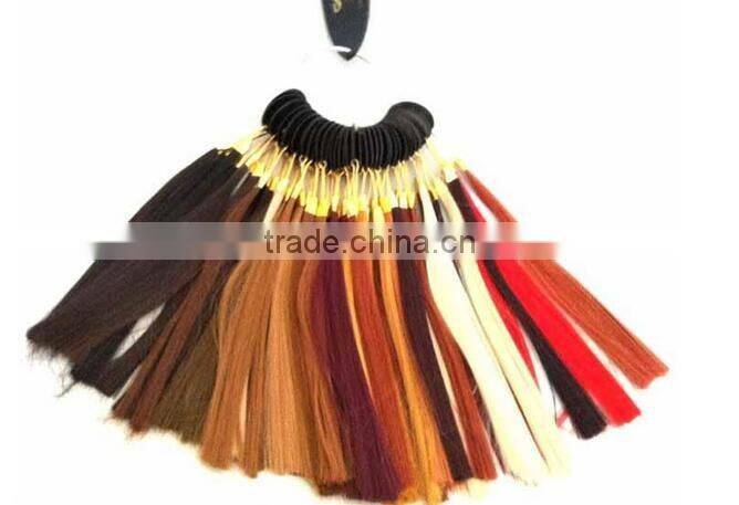 Wholesale color ring with more than 200 colors for you choice/hair color chart