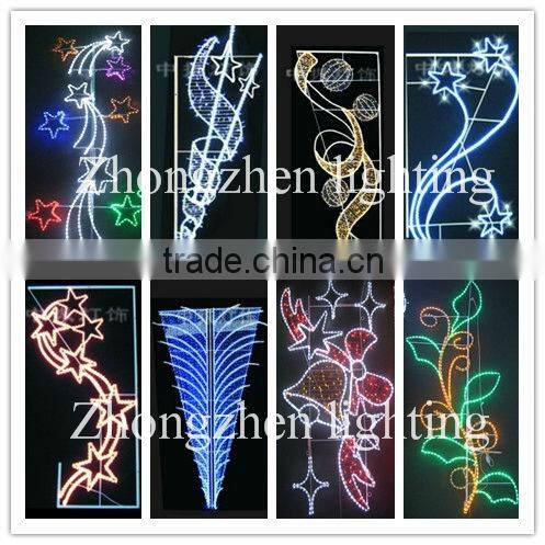 Holiday Decoration Outdoor Light Pole Garden Light Pole Decorative Garden Light Pole